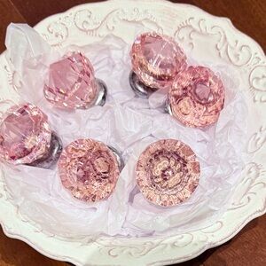 Crystal Cut - Dresser Knobs (6)